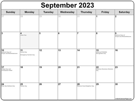 Holidays And Observances In September 2023 Get Latest News 2023 Update
