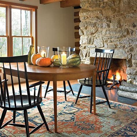 Place the cabin creek table in your living room or family room, or put it in the entryway to catch your keys when you come home. Historic Log Cabin Renovation | Stylish dining room ...