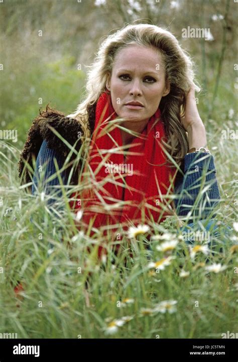 Actress Ursula Andress In The Surroundings Of Her House In Ibiza 1978