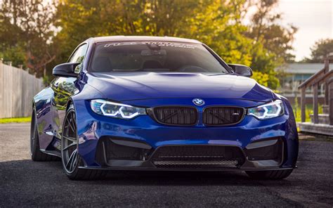Weitere ideen zu coole bilder, bilder, cool. ダウンロード画像 BMW M4, チューニング, F82, 2018両, ウ, 青M4, BMW