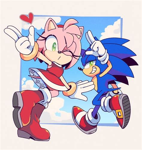 Pin By Patata Nokawaii On Sonic And Amy In Amy The Hedgehog Sonic And Amy Sonic