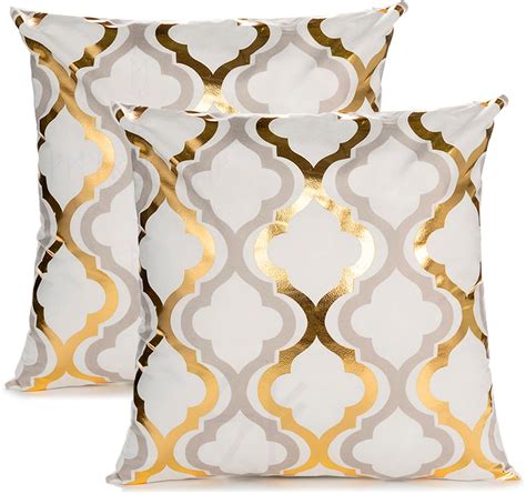 Shades Of Freyja Decorative Pillow Covers Set Of 2 White