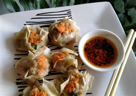 Resep dimsum ayam udang yang cantik ini buatnya sangat mudah , bisa buat resep jualan (resep siomay. Dimsum Ayam Udang