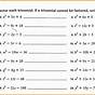 Factor Trinomials Worksheet
