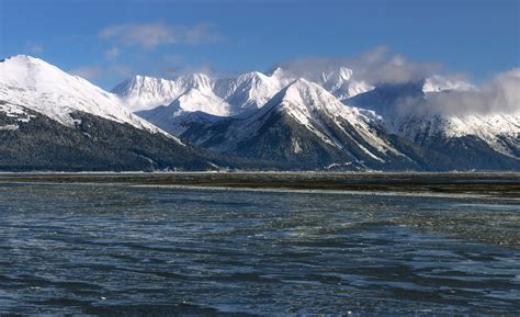 Turnagain Arm Winter View Alaska Explored Past Bird Poi Flickr