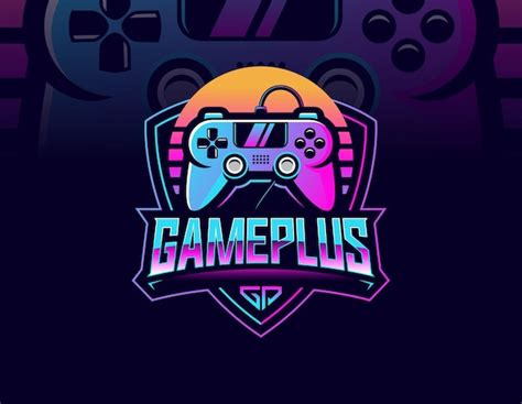 Premium Vector Gameplus Gaming Console Esport Logo Designs