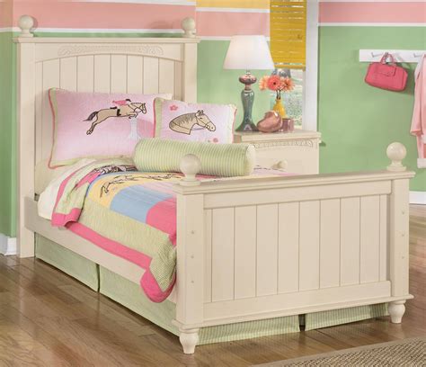 Buy Ashley Cottage Retreat B213 Twin Poster Bedroom Set 3 Pcs In Cream