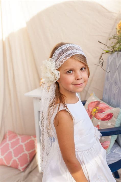 To download this wedding hair with headband and veil 28 in high resolution, right click on the image and choose save image as and then you will get this digital photography of wedding hair with headband and veil 28 has dimension 1080 x 1310 pixels. First Communion Veil Headband w Handmade Flower by ...