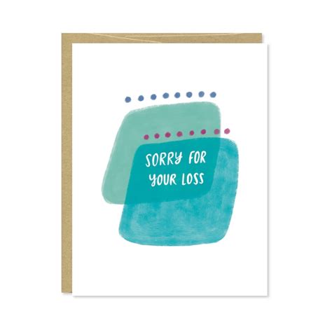 Sympathy Card Sorry For Your Loss Card Grief And Mourning Etsy