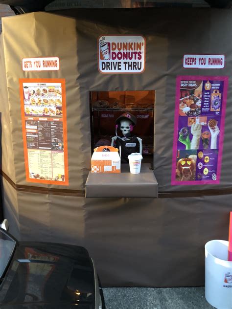 Dunkin Donuts Trunk Or Treat 💖🍩🧡 Halloween Snacks, Halloween Ideas