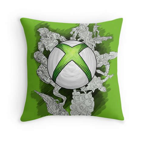 Xbox Throw Pillows Redbubble