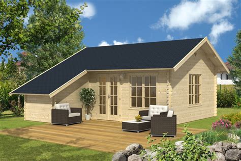 Die firma wärmedämmtechnik bietet ihnen als. Gartenhaus SKANHOLZ «Esbjerg» 45mm-Blockbohlen-Holzhaus ...