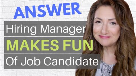 With hiring managers to gather details about approved positions creating, posting and managing job requisitions on ats. Hiring Manager Makes Fun Of Candidate After Job Interview ...