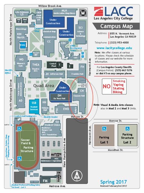 Lacc Campus Map Clausen Hall Pdf