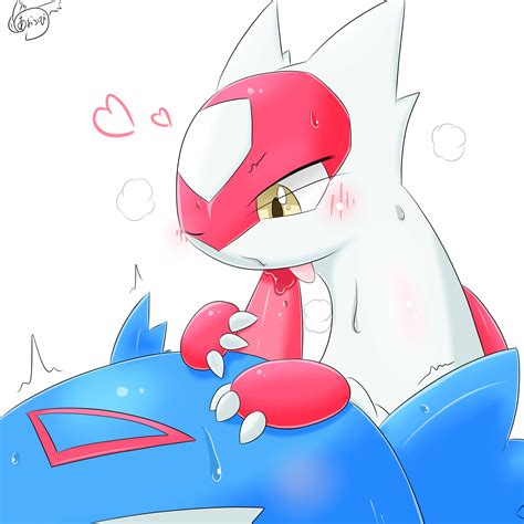 Rule 34 Bald Blush Claws Erection Fellatio Female Feral Heart Latias Latios Legendary Pokemon