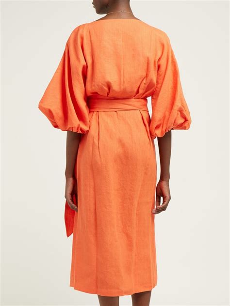 Francesca Wrap Hemp Midi Dress Mara Hoffman MATCHESFASHION COM Boho Mini Dress Lace Maxi