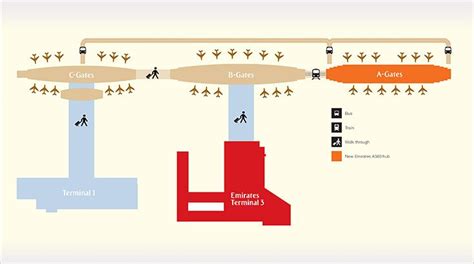 Dubai Airport Guide Airport Guide Dubai Airport Airport Map