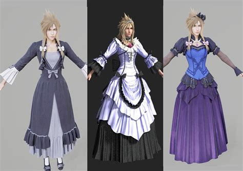 Final Fantasy Vii 7 Remake Cloud Strife Women Dress Outfit Etsy Uk