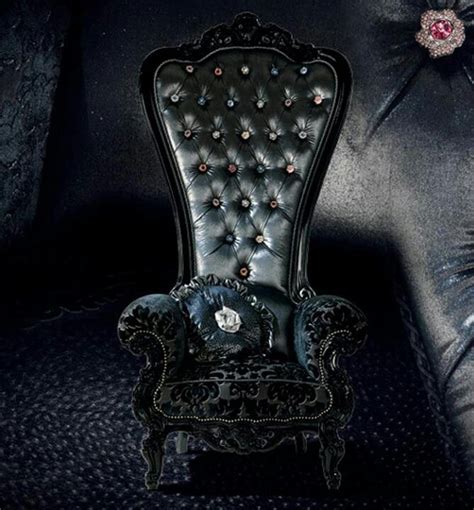 So Black Gothic Chair Beautiful Furniture Gothic House