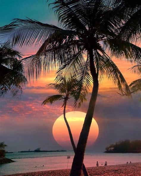 🇸🇬 Sunset Palawan Beach Sentosa Island Singapore By Dotz Soh