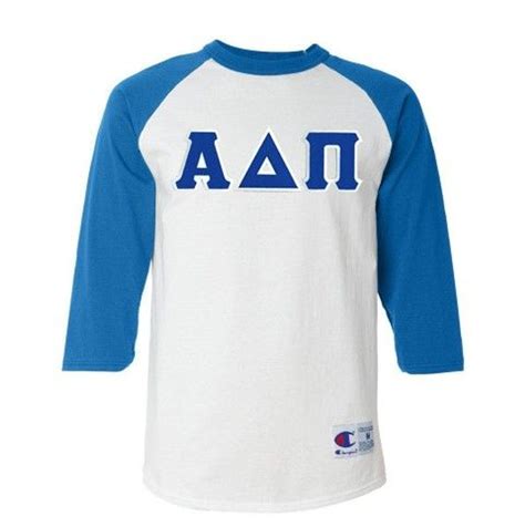 Discount Alpha Delta Pi Lettered Raglan Shirt Greek Gear