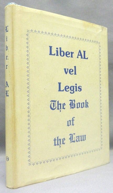 The Book Of The Law Technically Called Liber Al Vel Legis Sub Figura