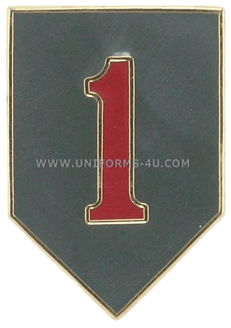 Us Army 1st Infantry Division Combat Service Id Badge Csib