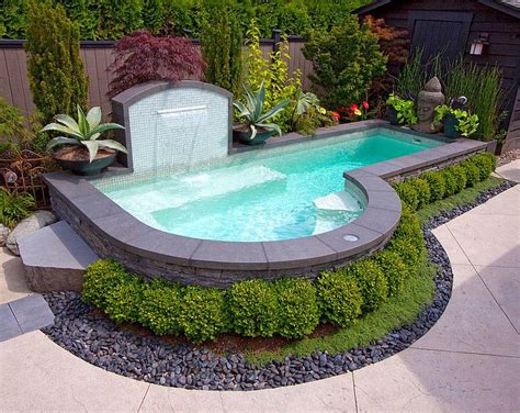 Small Backyard Inground Pool Design