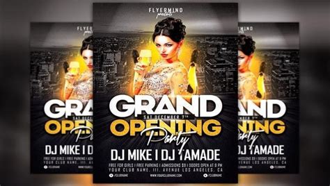 Free 23 Fabulous Grand Opening Flyer Templates In Ai Psd Indesign