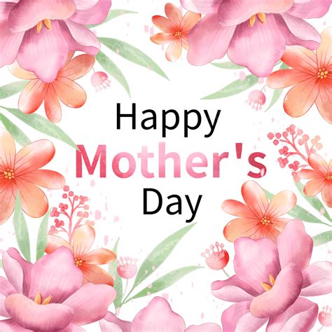 Mothers Day Border Png Transparent Mothers Day Romantic Flowers Border