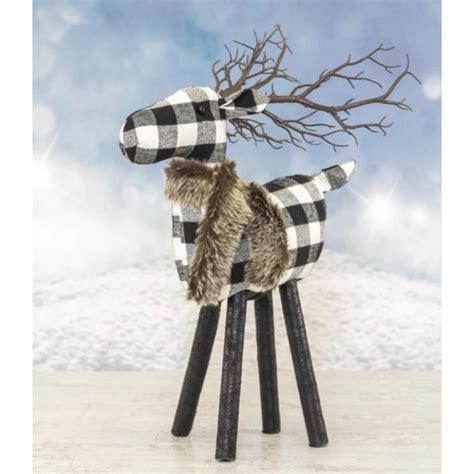 19 Charcoal Checked Deer Stander In 2021 Buffalo Plaid Christmas