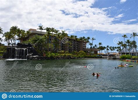 Hilton Waikoloa Village Resort On Big Island In Hawaii Editorial Image