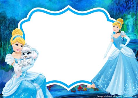 FREE Printable Cinderella Invitation Template – FREE ...