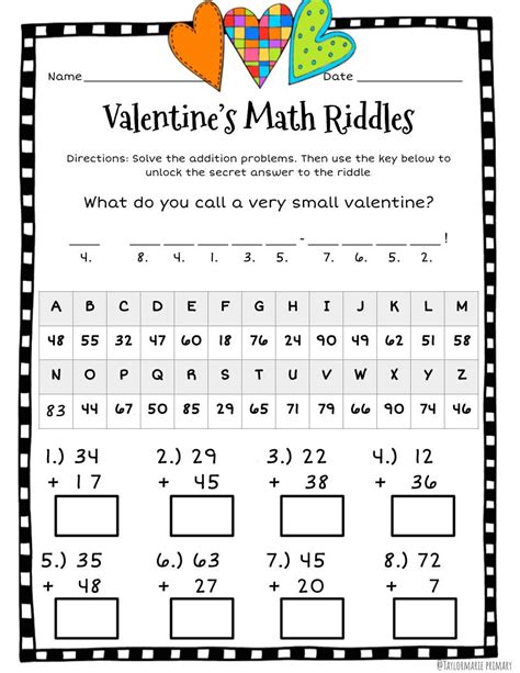 Math Riddles Worksheets Worksheets For Kindergarten