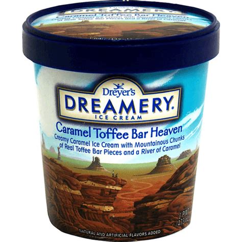 Dreyers Dreamery Ice Cream Caramel Toffee Bar Heaven Shop Foodtown