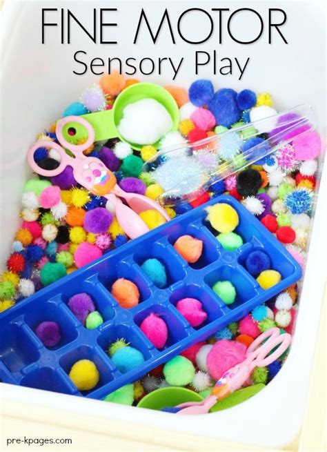 Fine Motor Sensory Bin Play Use Common Items From The Dollar Store To