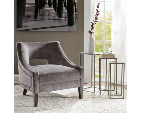 Gray Aiden Slope Arm Accent Chair Kirklands Accent Chairs Furniture Armchair