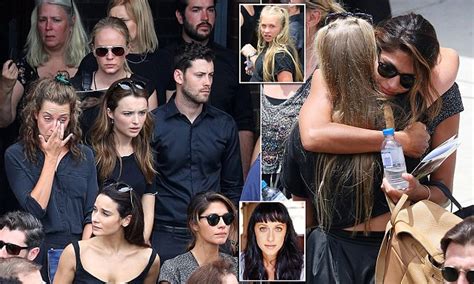 Home And Away Cast Members Farewell Jessica Falkholt Daily Mail Online