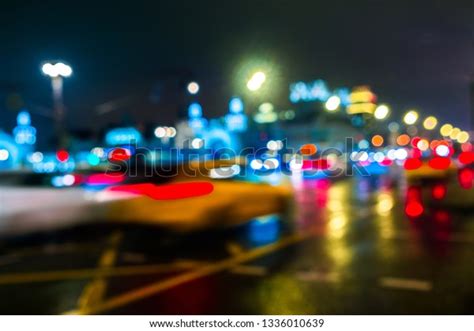 Night City Traffic Giant Metropoliscity Light Stock Photo 1336010639