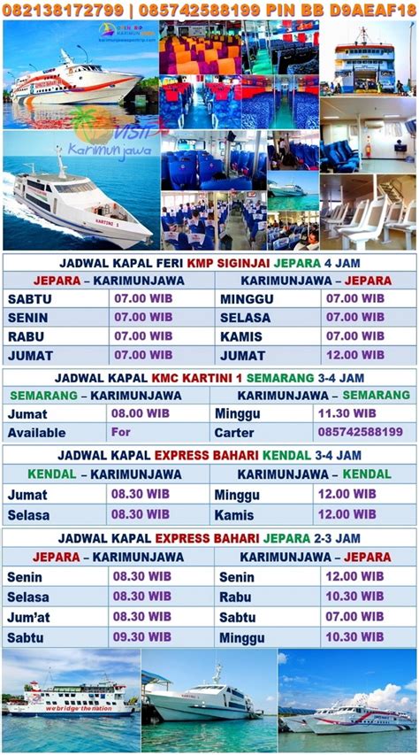 Harga Tiket Kapal Dan Pesawat Ke Karimunjawa Jadwal Update 2018