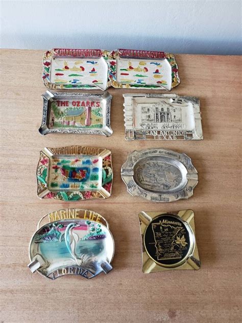 Vintage Ashtrays Souvenir Ashtrays State Ashtrays Florida Ashtray