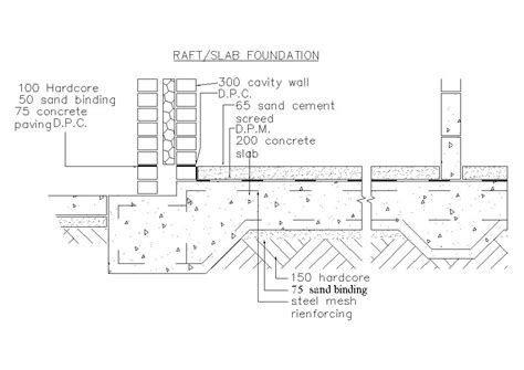 Best New Section Raft Foundation Detail Drawing Sarah Sidney Blogs