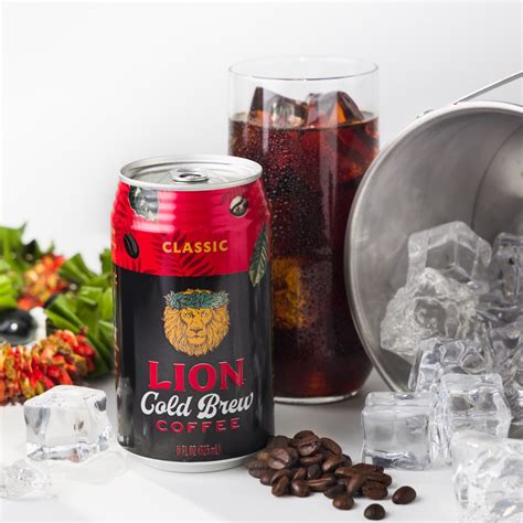 New Lion Cold Brew Coffees Hawaii Exclusive Lion Coffee