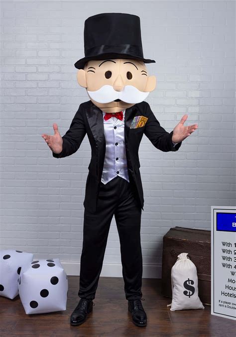 Mr Monopoly Mens Costume