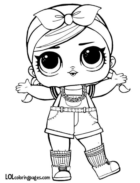 Gambar lol surprise unicorn untuk mewarnai gambar mewarnai lol surprise unicorn. Midnight Lol Doll Coloring Page di 2020 (Dengan gambar ...