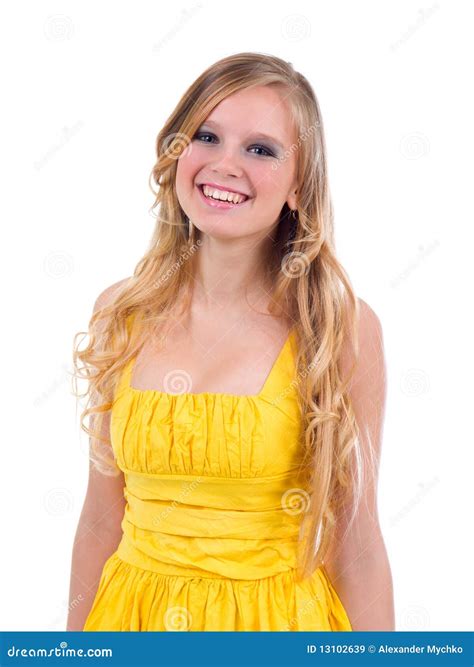 doll like model posing as stupid blonde royalty free stock images image 13102639