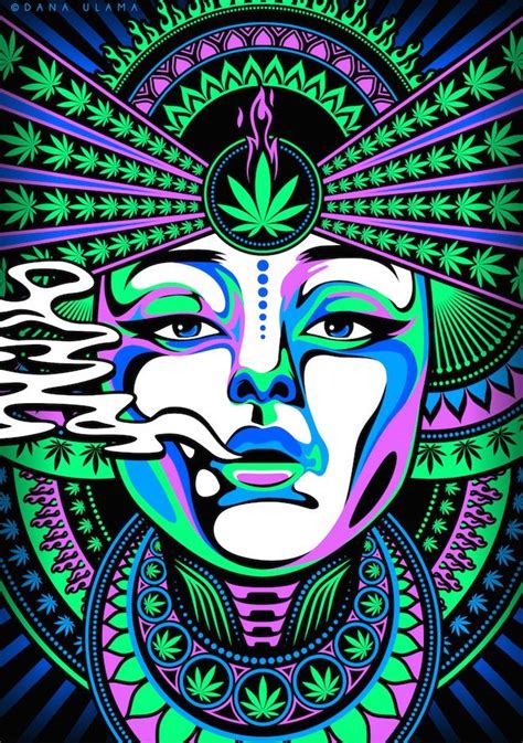 Psychedelic Weed Art