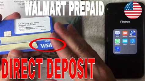 Walmart Prepaid Money Card Direct Deposit Set Up 🔴 - YouTube