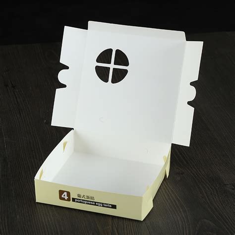 Multi Size Egg Tart T Box Custom Cardboard Boxes