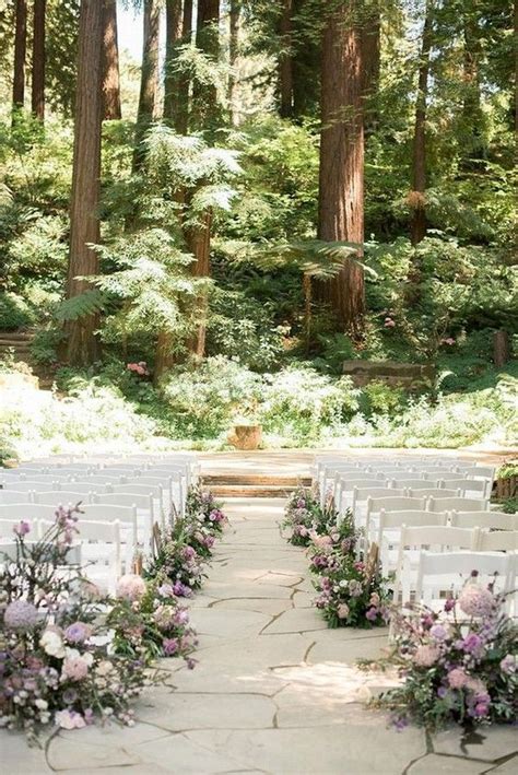 2019 Trending 20 Woodland Forest Wedding Ceremony Decoration Ideas